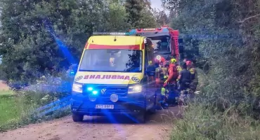 Wypadek quada na Janiołowym Wierchu - poszkodowane osoby trafiły śmigłowcem do szpitala
