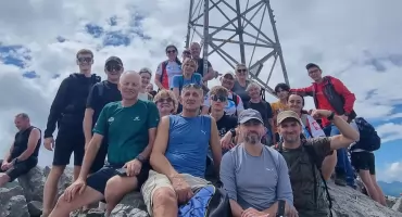 Pielgrzymka rowerowa rozpoczęta - niezmiennie od wejścia na Giewont