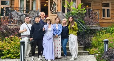 Chińscy influencerzy poznawali letnie atrakcje Zakopanego