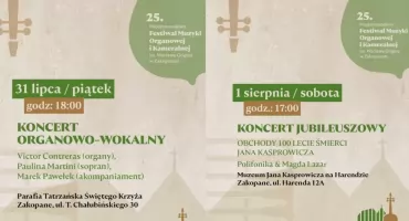 Bezpłatne koncerty zakończą jubileuszowy festiwal w Zakopanem. To ostatnia okazja, by wziąć udział w wydarzeniu