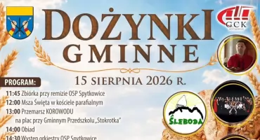 Dożynki Gminne w Spytkowicach. Koncerty, kabaret i wyjątkowy jubileusz Gospodyń
