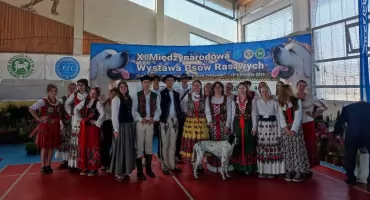 Weterynarze z Nowego Targu pracowali przy międzynarodowej wystawie psów w Czarnym Dunajcu
