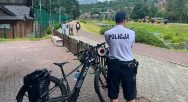Policyjne patrole na rowerach. Funkcjonariusze przemierzyli 140 kilometrów