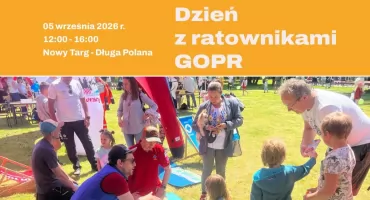 Dzień z ratownikami GOPR w Nowym Targu. Będzie sporo atrakcji dla całych rodzin
