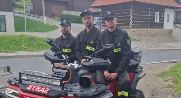 Nowy quad trafił do OSP Podsarnie. Będzie wsparciem podczas akcji