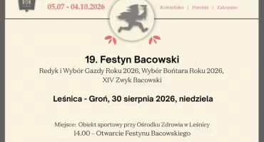 Festyn Bacowski w Leśnicy. Będą wybory Gazdy i Bóntara Roku 2026