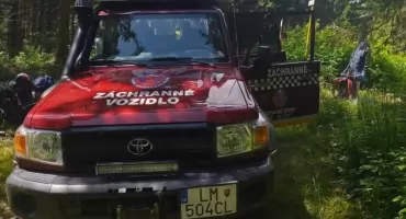 Turysta z Polski doznał kontuzji w Rohaczach. Pomogli mu ratownicy HZS