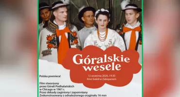 Zaginiony film o podhalańskim weselu odnaleziony po latach. Teraz zobaczymy go w Zakopanem