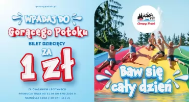 Bilet dla dziecka za 1 zł. Termy Gorący Potok przedłużają wakacje