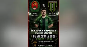 Czarni Czarny Dunajec jadą po punkty. W sobotę mecz z Orkanem