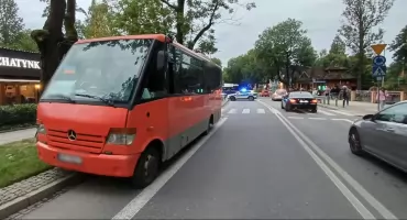 Tragedia na skrzyżowaniu w Zakopanem - kobieta zginęła pod kołami busa