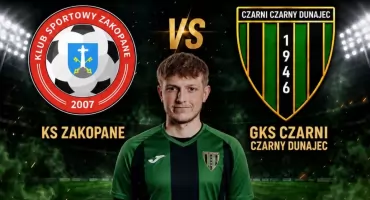 Czarni Czarny Dunajec jadą do Zakopanego - w 7. kolejce zagrają z KS Zakopane