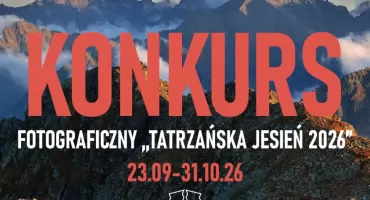 „Tatrzańska Jesień 2026” - rusza XXVII edycja konkursu fotograficznego