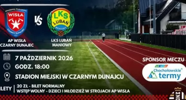 Wielki finał Pucharu Podhala w Czarnym Dunajcu - Wisła zagra z Lubaniem Maniowy