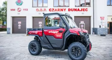 OSP Czarny Dunajec z nowym pojazdem UTV. Strażacy dziękują za wsparcie